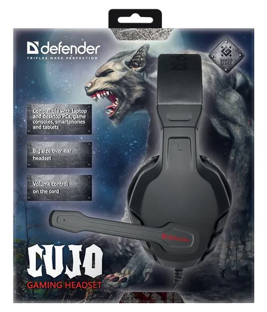 Гарнитура Defender Сujo black-red