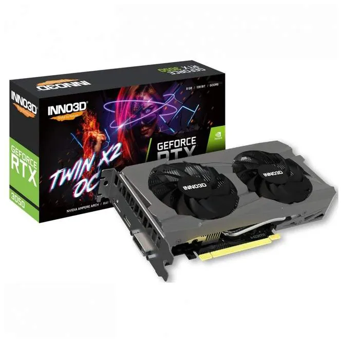 Видеокарта 8Gb Inno3D RTX3050 Twin X2 OC N30502-08D6X-1711VA41