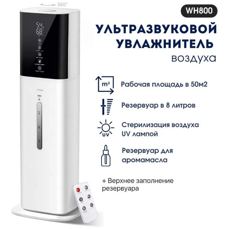Увлажнитель воздуха WADE WH800