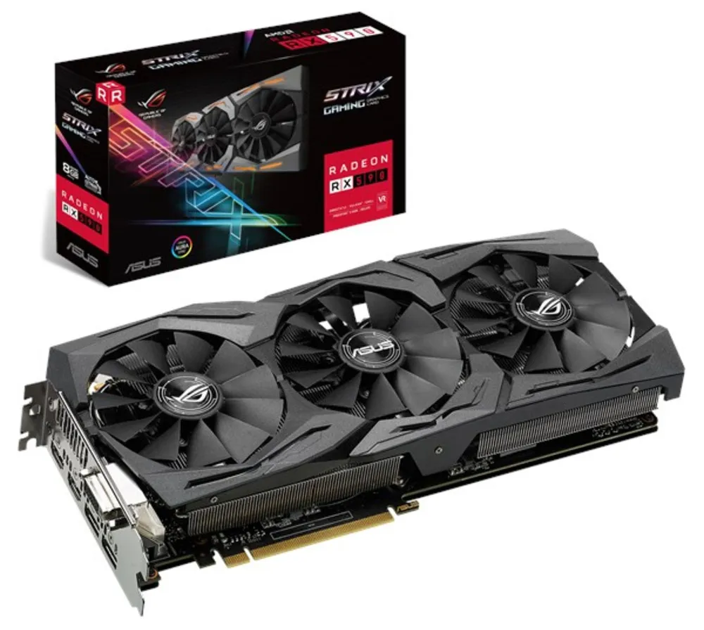 Видеокарта 8GB ASUS ROG STRIX Radeon RX 590 Gaming ROG-STRIX-RX590-8G-GAMING