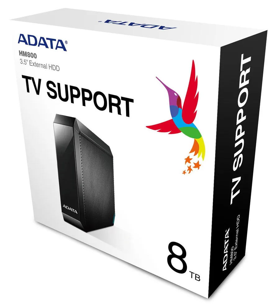 Внешний жесткий диск 8 TB ADATA HM800 AHM800-8TU32G1-CEUBK