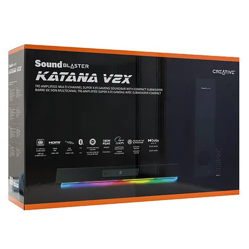 SPK active Creative Sound Blaster Katana V2X black