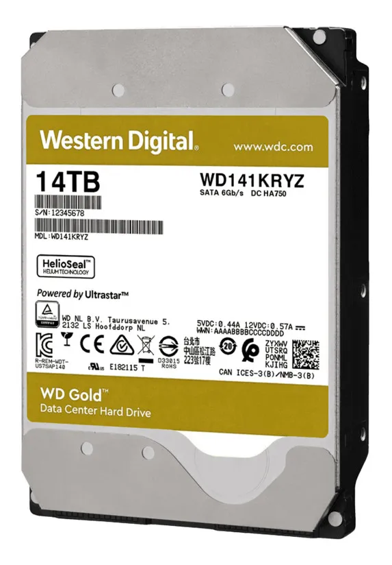 Жесткий диск 14Tb WD Gold WD141KRYZ
