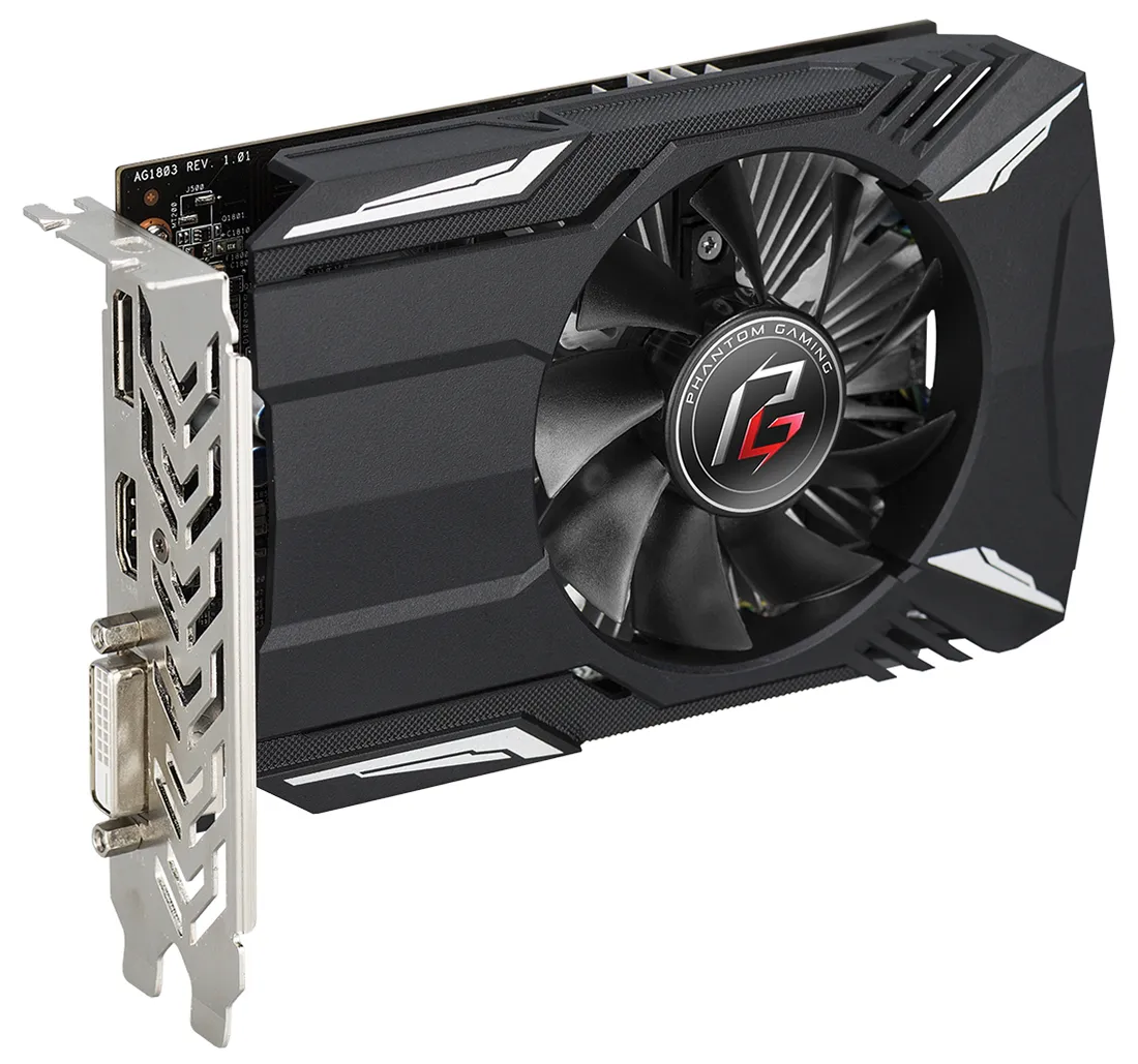 Видеокарта 2 GB ASRock Radeon RX 550 Phantom Gaming 2G