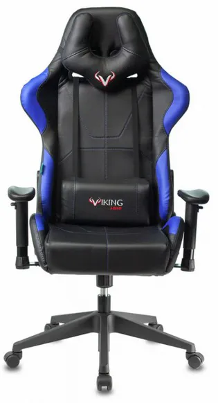 Игровое компьютерное кресло Бюрократ VIKING-5-AERO черный/синий
