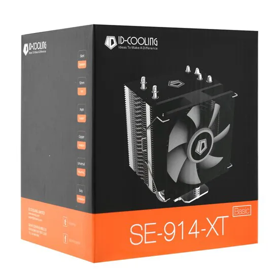 Вентилятор ID-Cooling SE-914-XT BASIC <LGA2066/2011/1700/1200/AM4, TDP150W, 92mm, 4PIN>