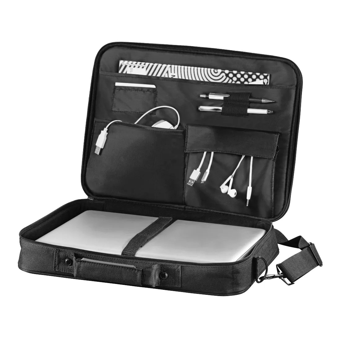 Сумка для ноутбука Hama Seattle, 00216525, up to 14.1", Black
