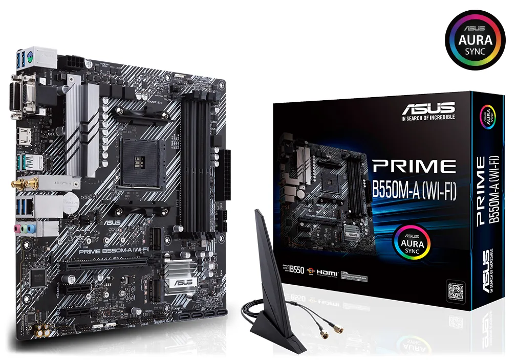 Материнская плата Asus PRIME B550M-A WI-FI