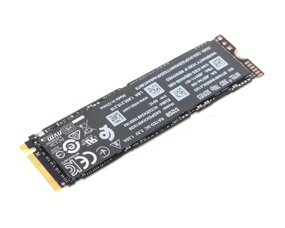SSD накопитель Intel 760p Series SSDPEKKW512G801