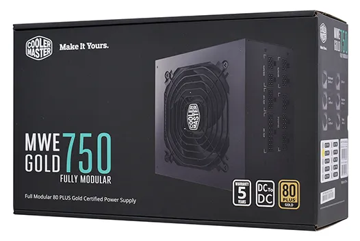 Блок питания Cooler Master MWE 750 Gold MPY-7501-AFAAG
