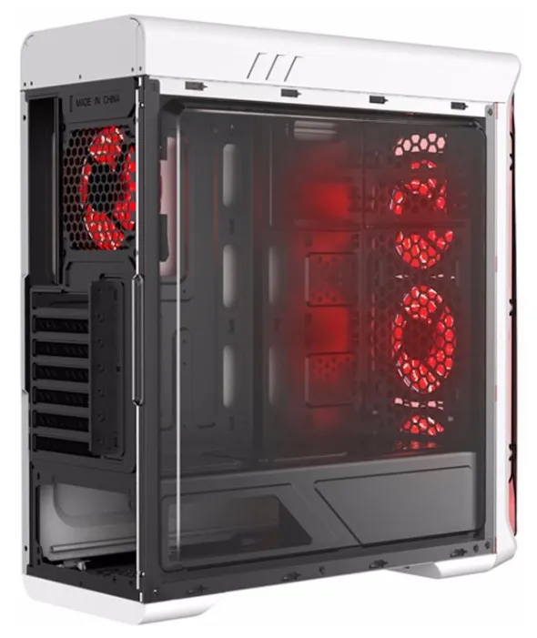 Корпус для ПК GameMax Starlight White red