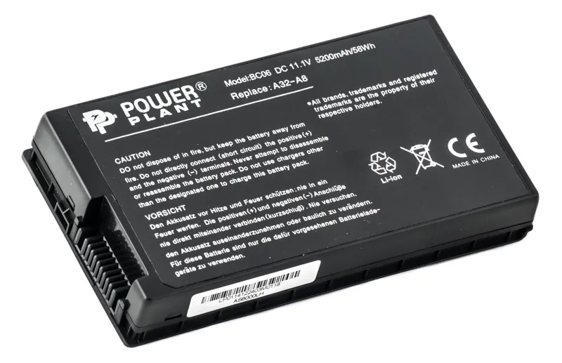 Аккумулятор PowerPlant для ноутбуков ASUS A8, F8 (A32-A8, AS8000LH) NB00000105