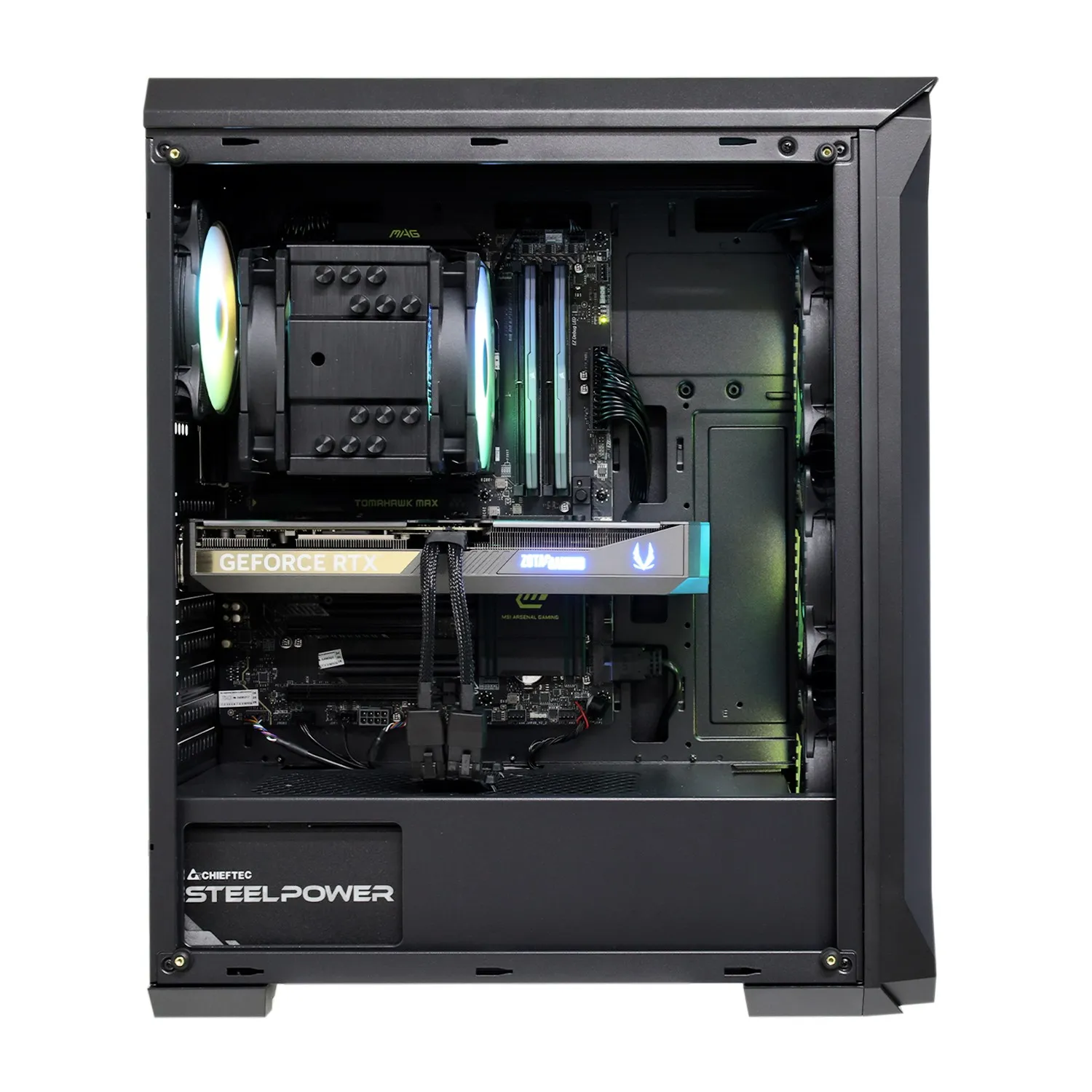 Ryzen 5 7600X-4.7GHz/B850/RAM 32GB/SSD 1TB (M.2)/RTX5070 -12GB/no DVD/750W/