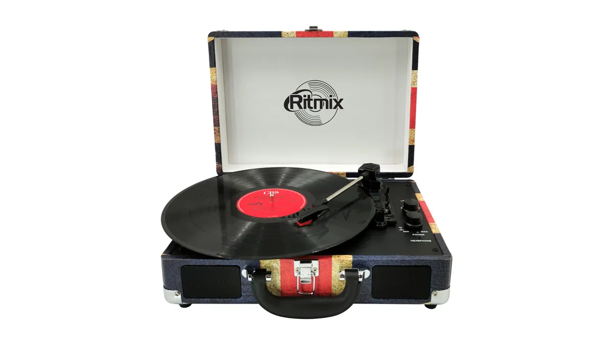 Проигрыватель виниловый Ritmix LP-120B UK Flag