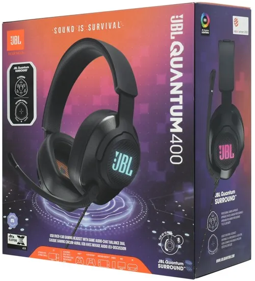 Гарнитура JBL (by harman) Quantum 400 Black