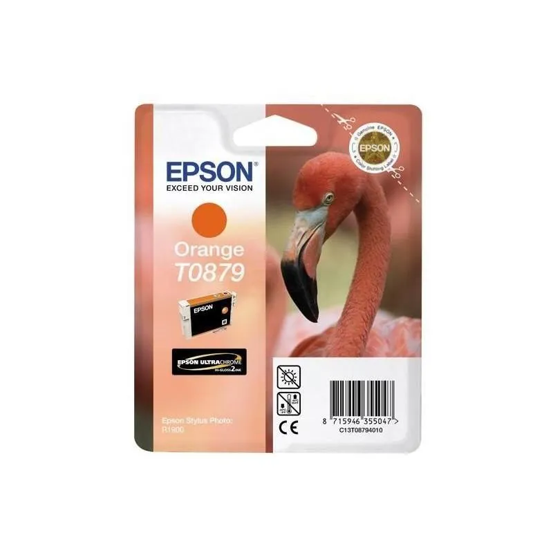 Картридж Epson C13T08794010 R1900 оранжевый