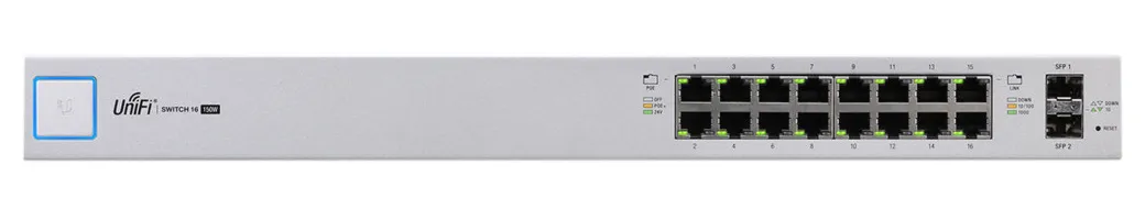 Коммутатор Ubiquiti UniFi Switch 16 150W V2