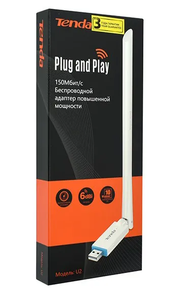 Сетевой адаптер Tenda U2