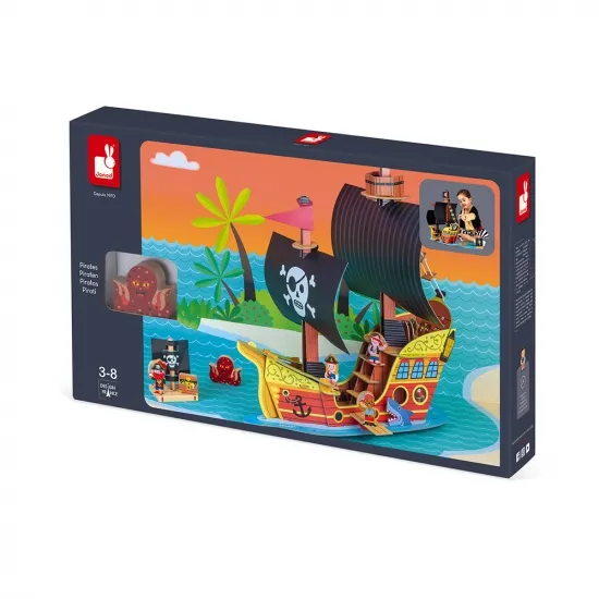 Игровой набор Janod (Корабль пиратов) 3D J08579