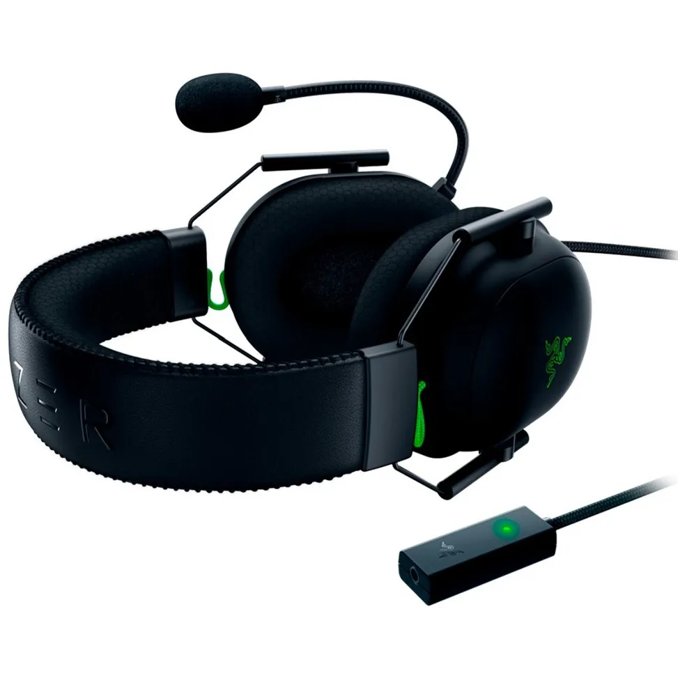 Гарнитура Razer Blackshark V2 SE Черно-зеленый RZ04-03230200-R3M1