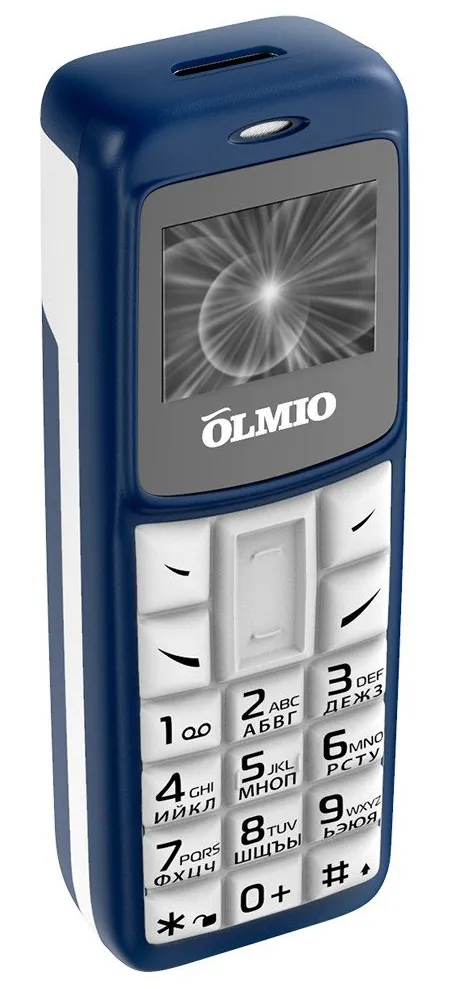 Мобильный телефон Olmio A02 Сине-Белый
