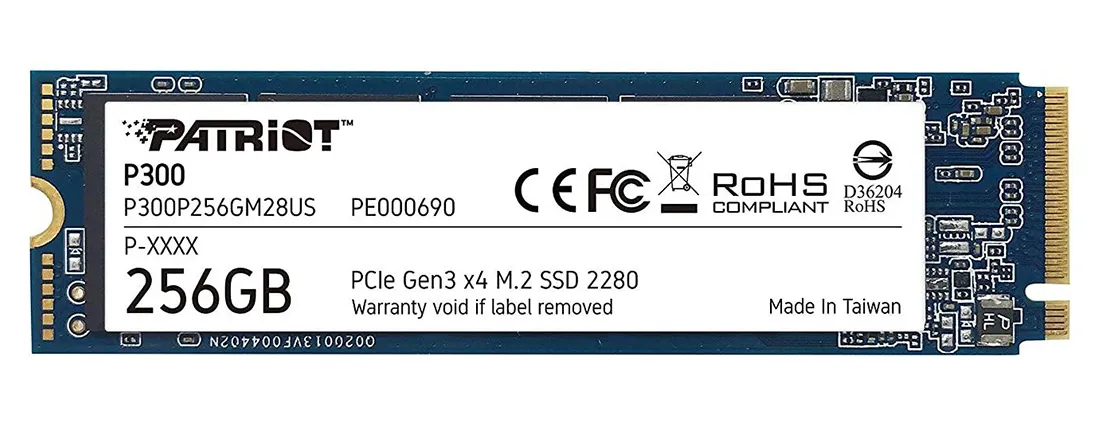 SSD накопитель 256GB Patriot P300