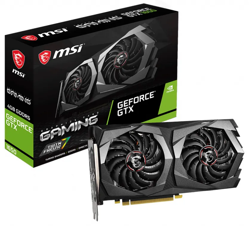 Видеокарта 4Gb MSI GeForce GTX 1650 GAMING