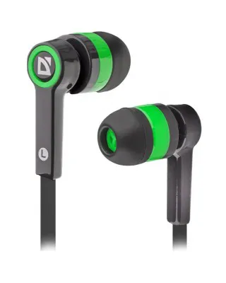 Наушники Defender Pulse 420 Черный-зеленый