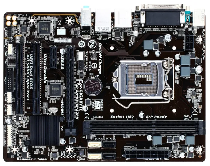 Материнская плата Gigabyte GA-H81M-S2PH