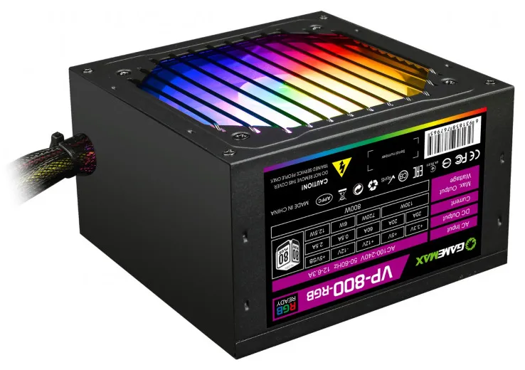 Блок питания GameMax VP-800-RGB v2