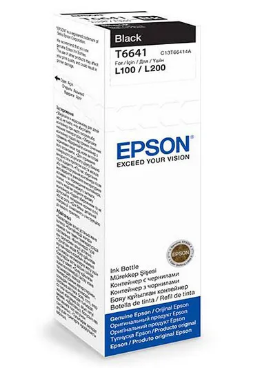 Чернила Epson T6641 Black С13T66414A 496535