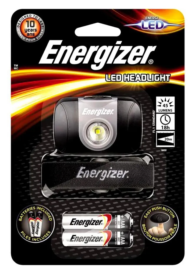 Фонарь налобный Energizer Headlight 3x AAA