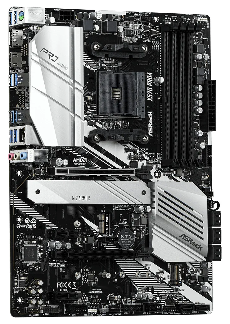 Материнская плата ASRock X570 PRO4