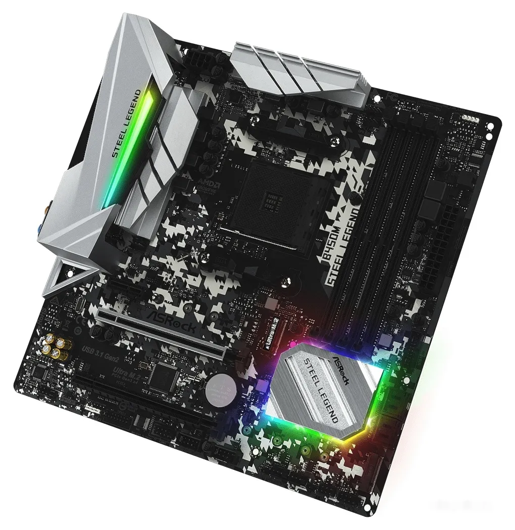 Материнская плата ASRock B450M STEEL LEGEND