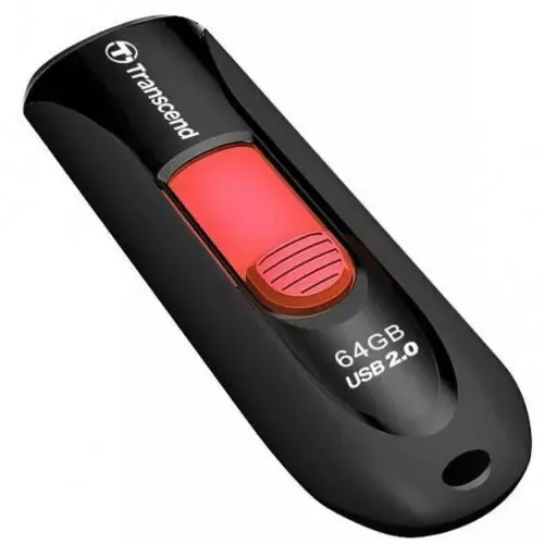 Transcend TS64GJF590K, USB Flash Drive 64GB "590" (черный)