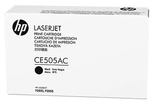 Картридж HP Europe CE505AC Черный