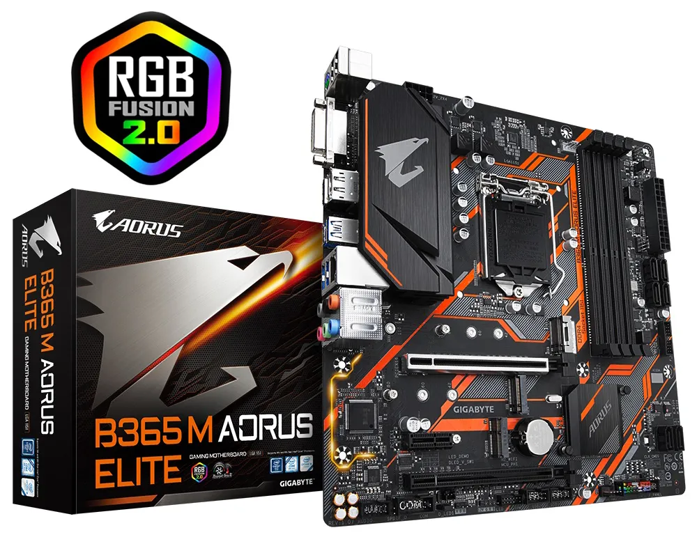 Материнская плата Gigabyte B365 M AORUS ELITE