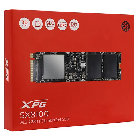 SSD накопитель 2 TB ADATA XPG SX8100 ASX8100NP-2TT-C