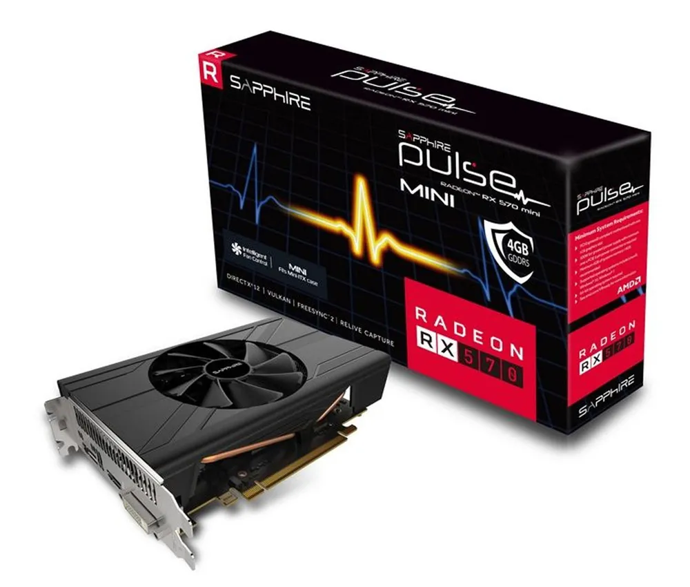 Видеокарта SAPPHIRE PULSE ITX RX570 4GB