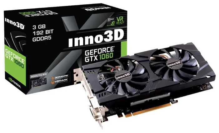 Видеокарта Inno3D 3GB Twin X2 N106F-2SDN-L5GS
