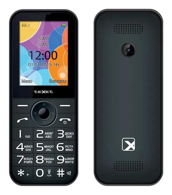 Мобильный телефон Texet TM-B330 антрацит