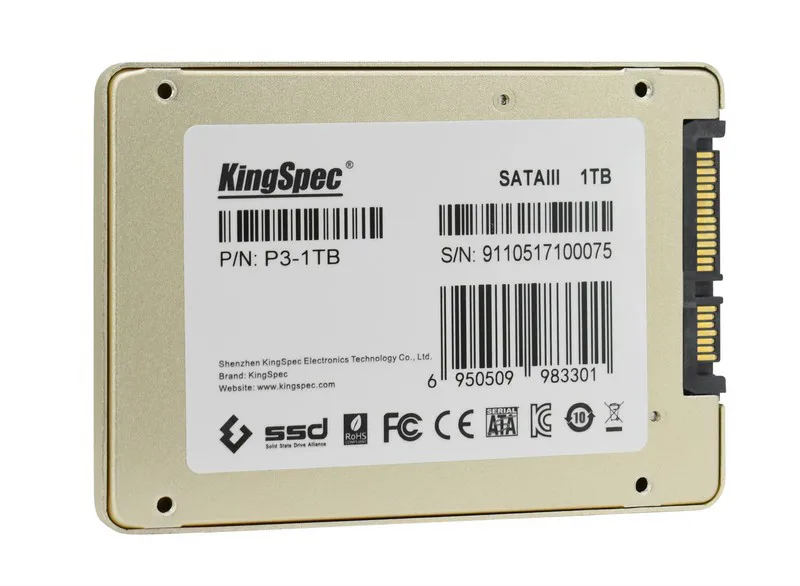 SSD накопитель 1 TB KingSpec P3-1TB