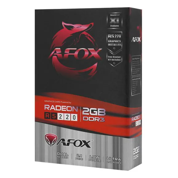 Видеокарта 2 GB Afox R5 220 AFR5220-2048D3L5-V2