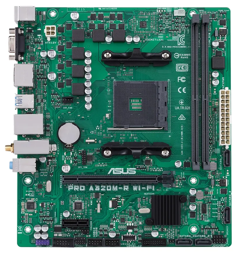 Материнская плата ASUS PRO A320M-R Wi-Fi