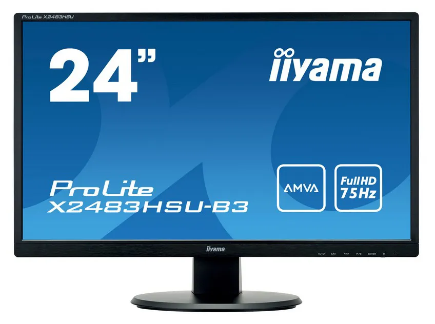 Монитор 23.8" Iiyama X2483HSU-B3 Black