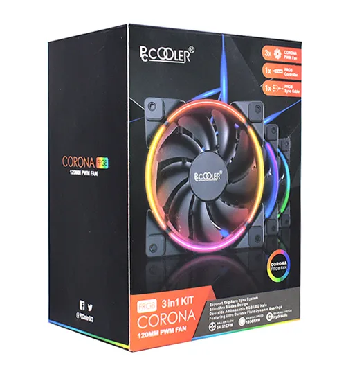Кулера Kit для корпуса PCCooler CORONA FRGB SilentPro Blade