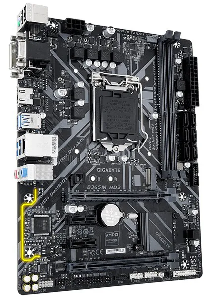 Материнская плата GIGABYTE B365M HD3