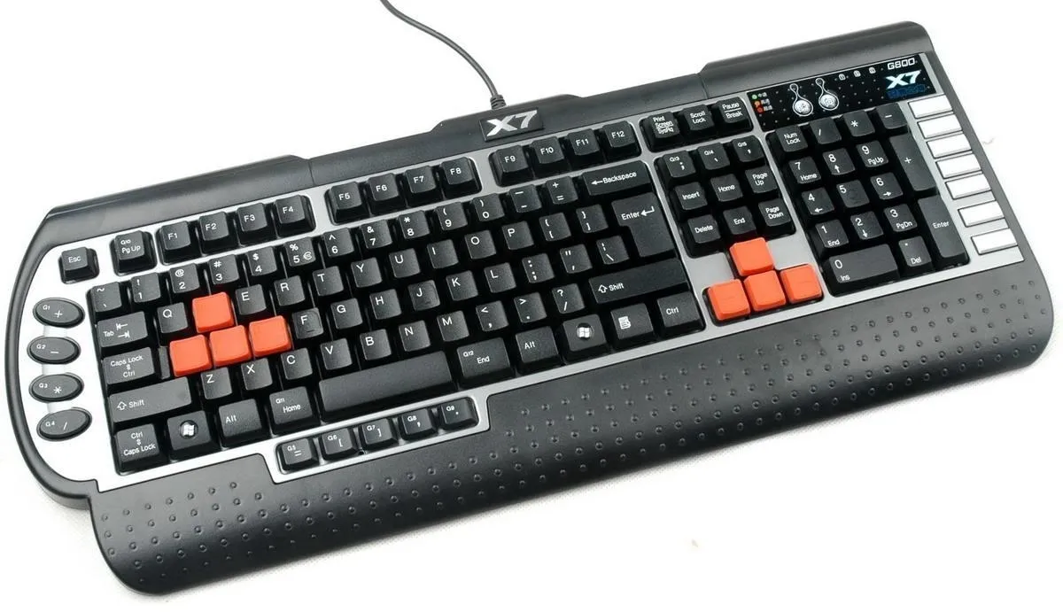 Клавиатура USB A4 Tech G-800V Gaming X7