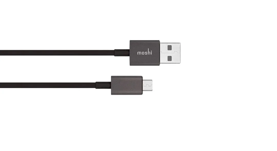 Кабель USB micro Moshi USB-MICRO USB 1 М черный