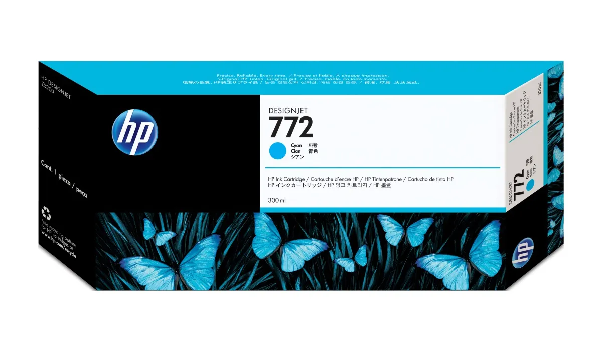 Картридж струйный HP 772 Cyan CN636A